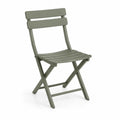 Chaise pliante en métal Vert pour extérieur