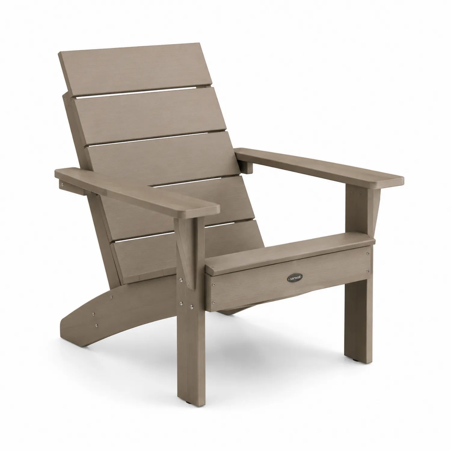 Chaise Adirondack en bois composite pour l'extérieur